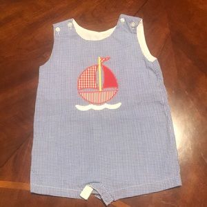 Baby boy 12m ship romper